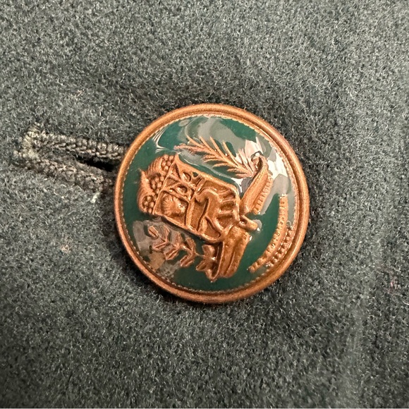 Dark Green Pendleton Blazer Jacket - Picture 3 of 5